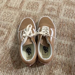 Tan old skool vans